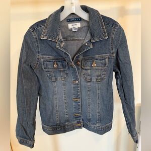 Old Navy Medium Wash Denim Trucker Jacket
